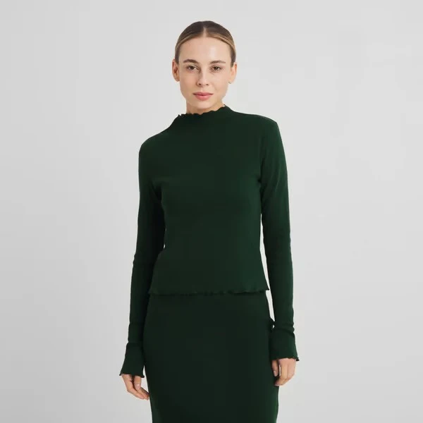 DEDICATED Rib Top Ryd Dark Green