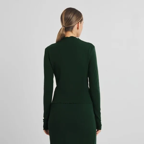 DEDICATED Rib Top Ryd Dark Green