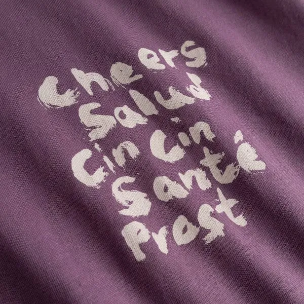 DEDICATED T-Shirt Stockholm Cheers Salud Berry Purple