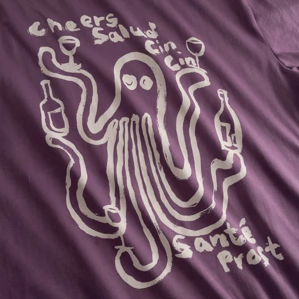DEDICATED T-Shirt Stockholm Cheers Salud Berry Purple
