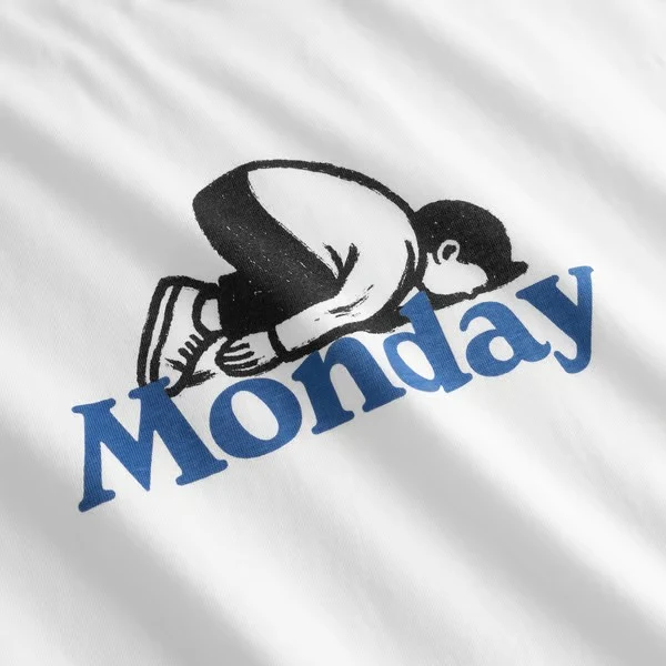 DEDICATED T-Shirt Stockholm Monday Crash White