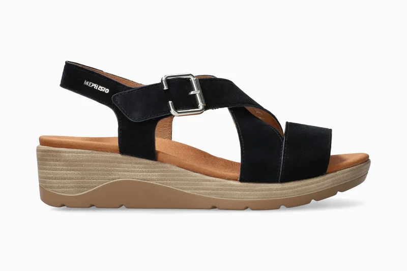 Sandales CLAUDINE bleu foncé