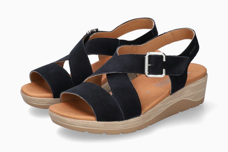 Sandales CLAUDINE bleu foncé