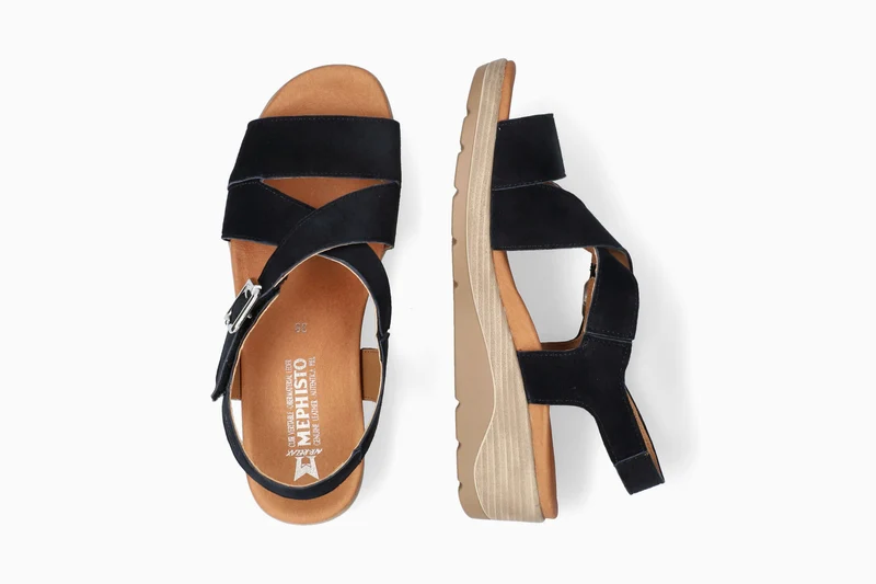Sandales CLAUDINE bleu foncé