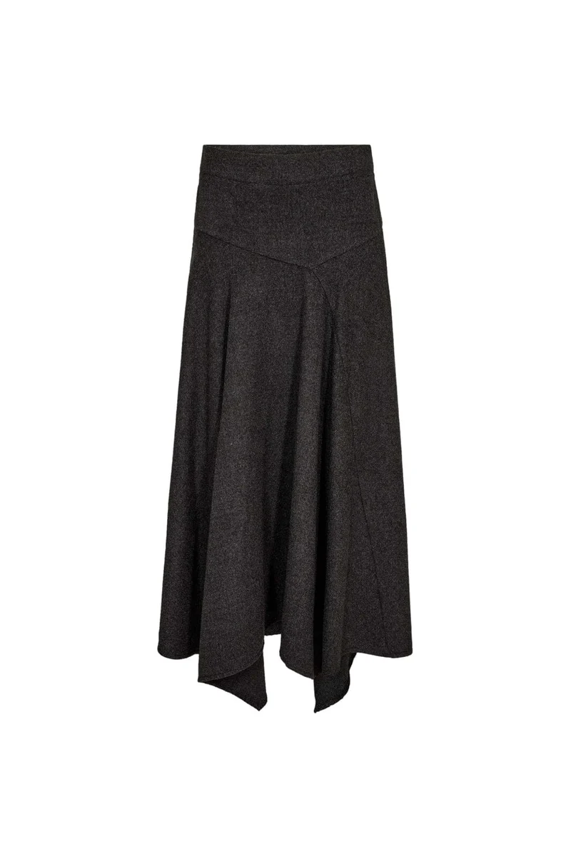 Gossia - Hannahgo Skirt G3188 - Dark Grey Melange