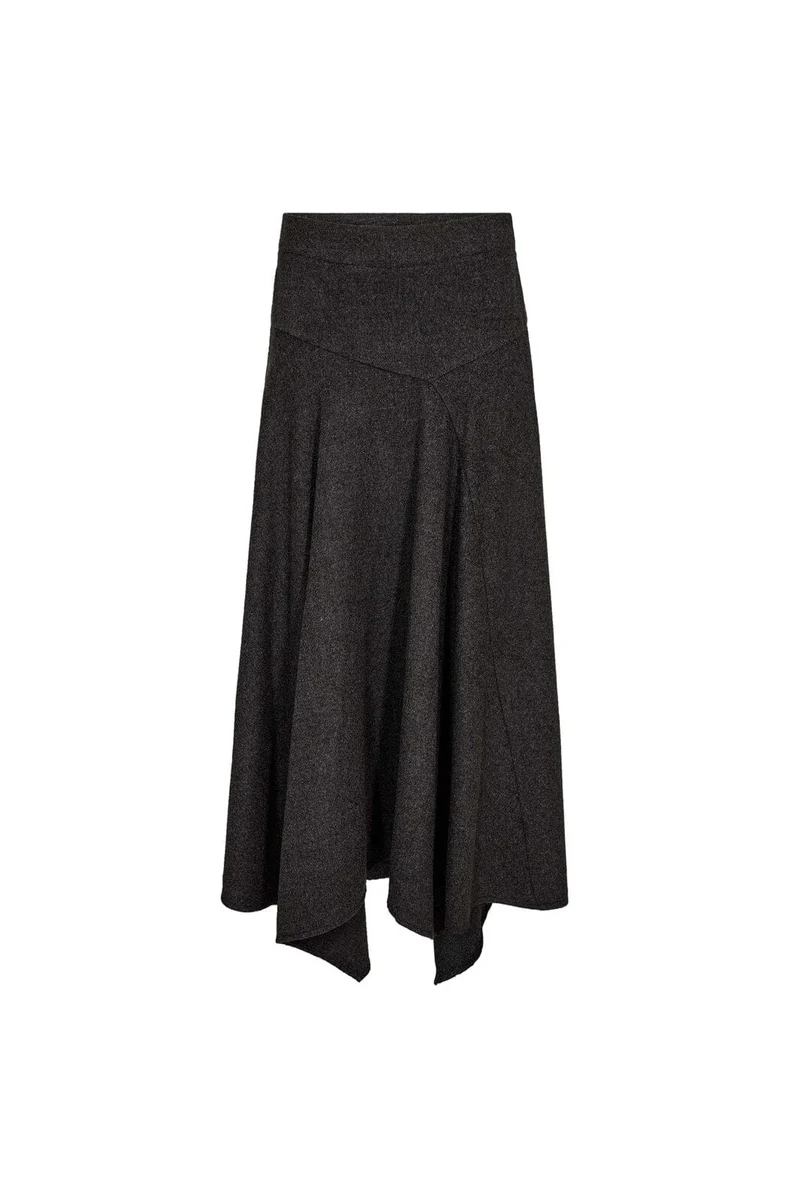 Gossia - Hannahgo Skirt G3188 - Dark Grey Melange