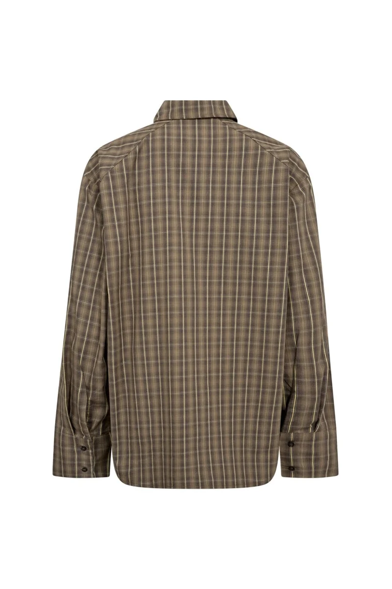 Gossia - Galinago Shirt G3244 - Brown / Yellow Checks