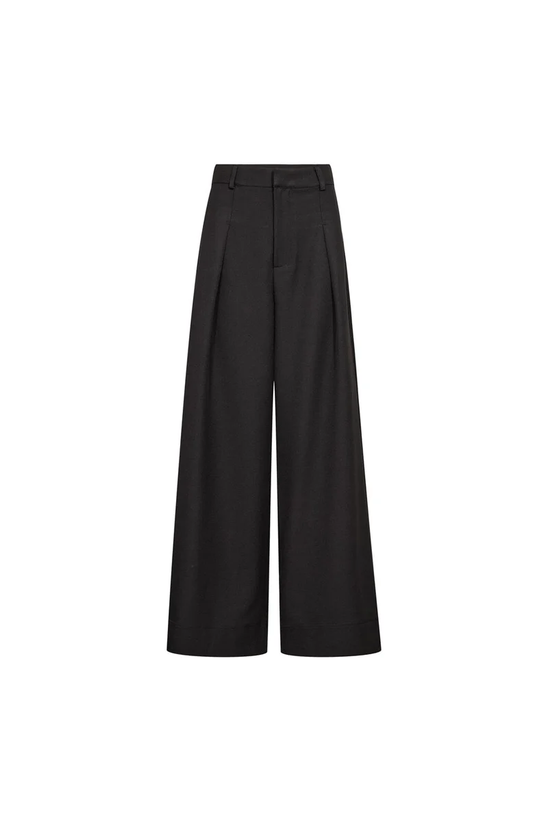 Co´Couture - Lunacc Pleat Pant 500391 - 65001 - Black