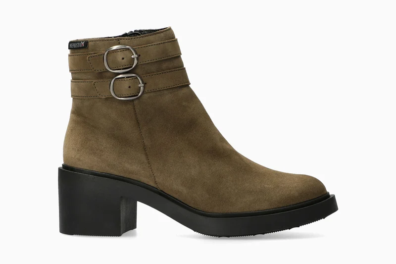 Bottines PAISLEY vertes