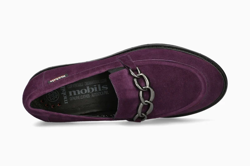 Mocassins ORLEANA violettes