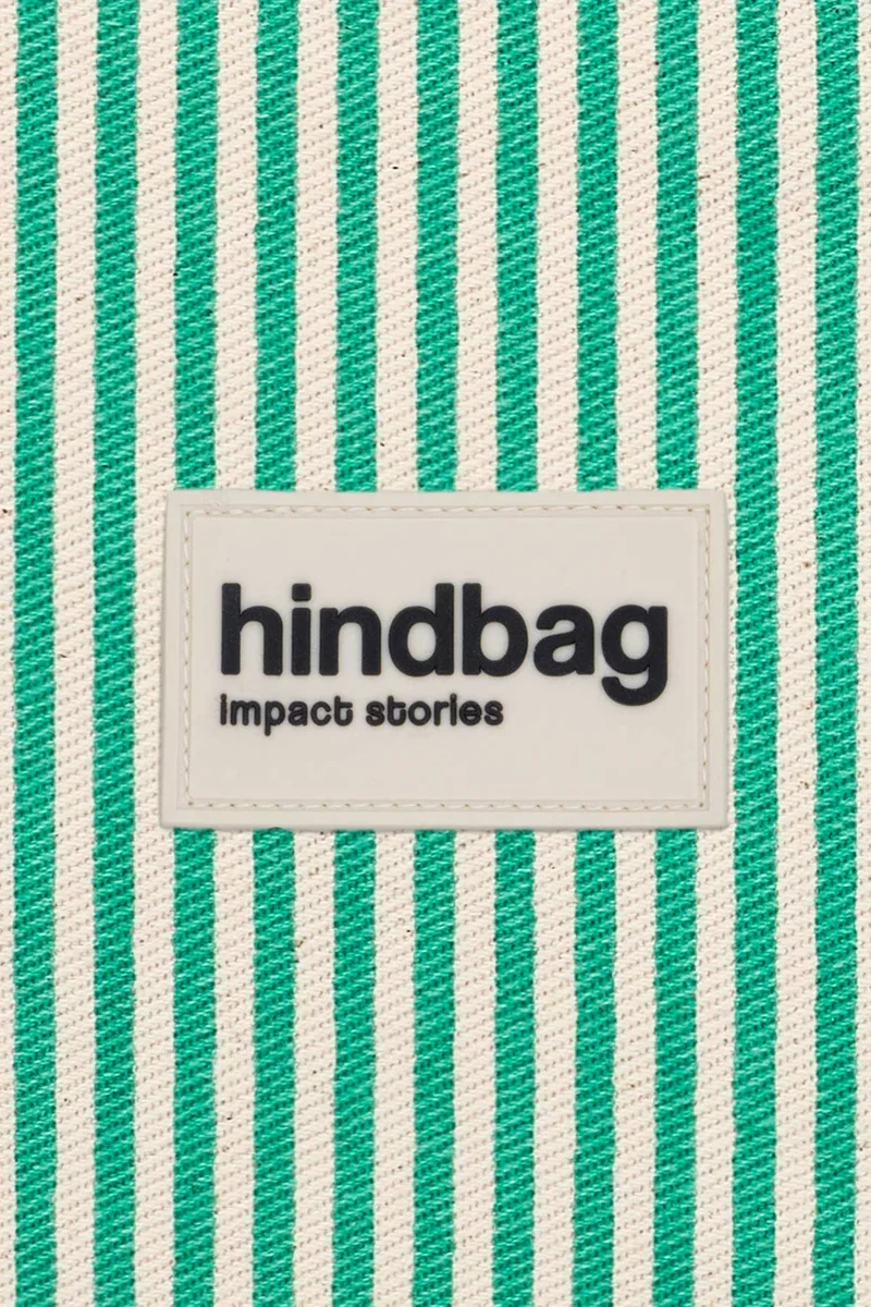 HINDBAG Lili Streifen grün