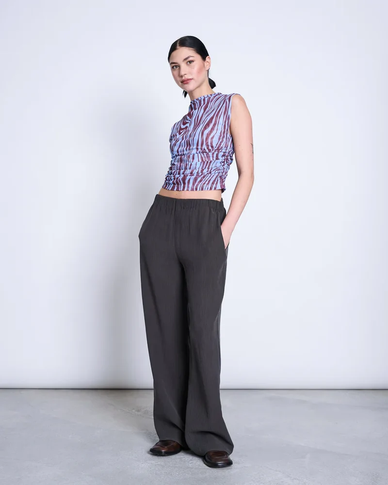 JAN'N JUNE Laguna blue zebra print