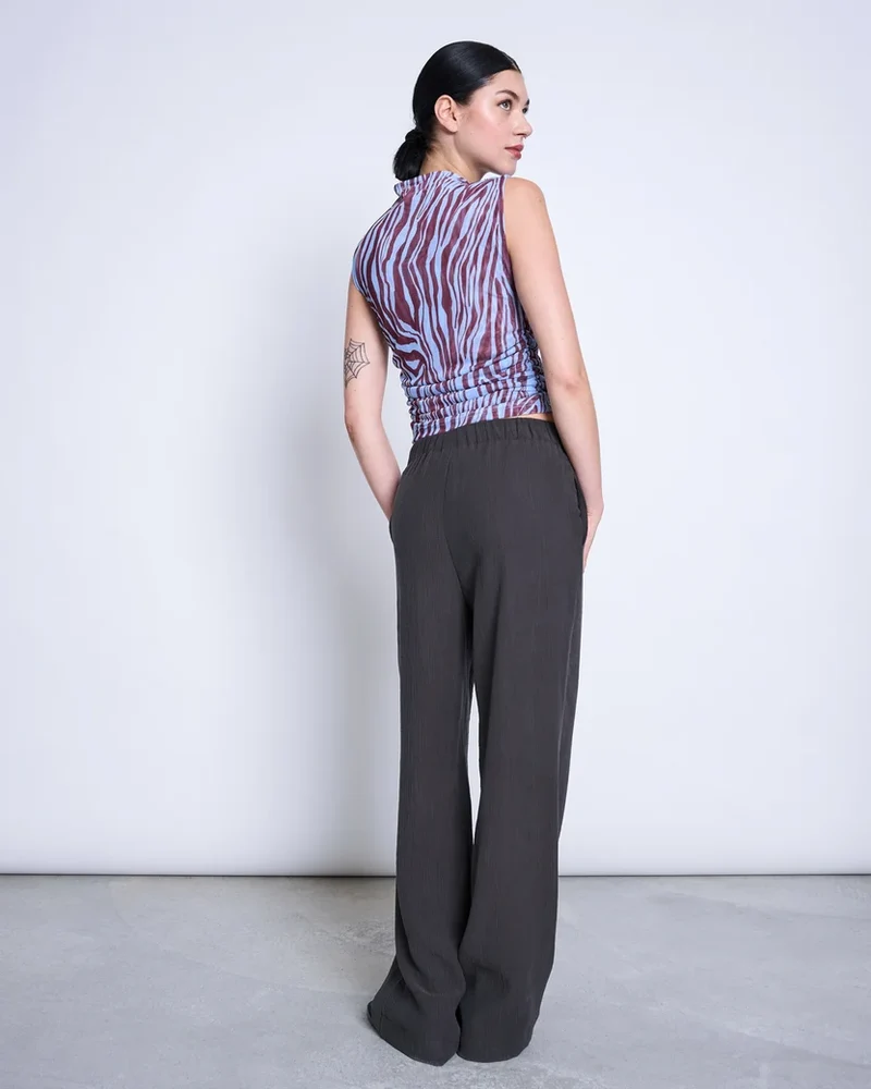JAN'N JUNE Laguna blue zebra print