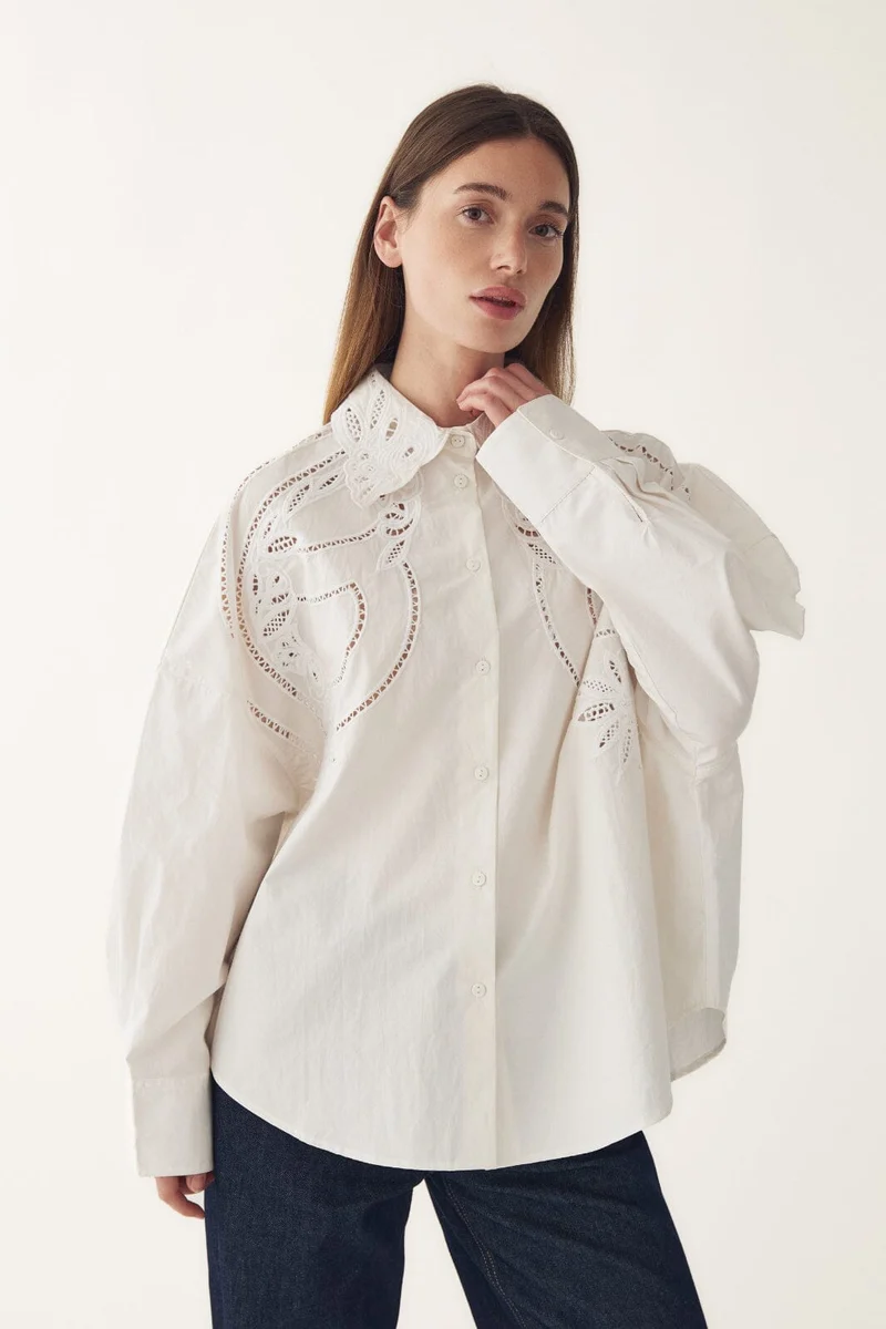 Noella - N-Maisy Shirt 15050002 - 028 - White