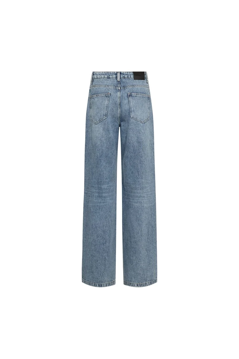 Co´Couture - Ruthiecc Asym Wide Jeans 41111 - 552 - Denim Blue