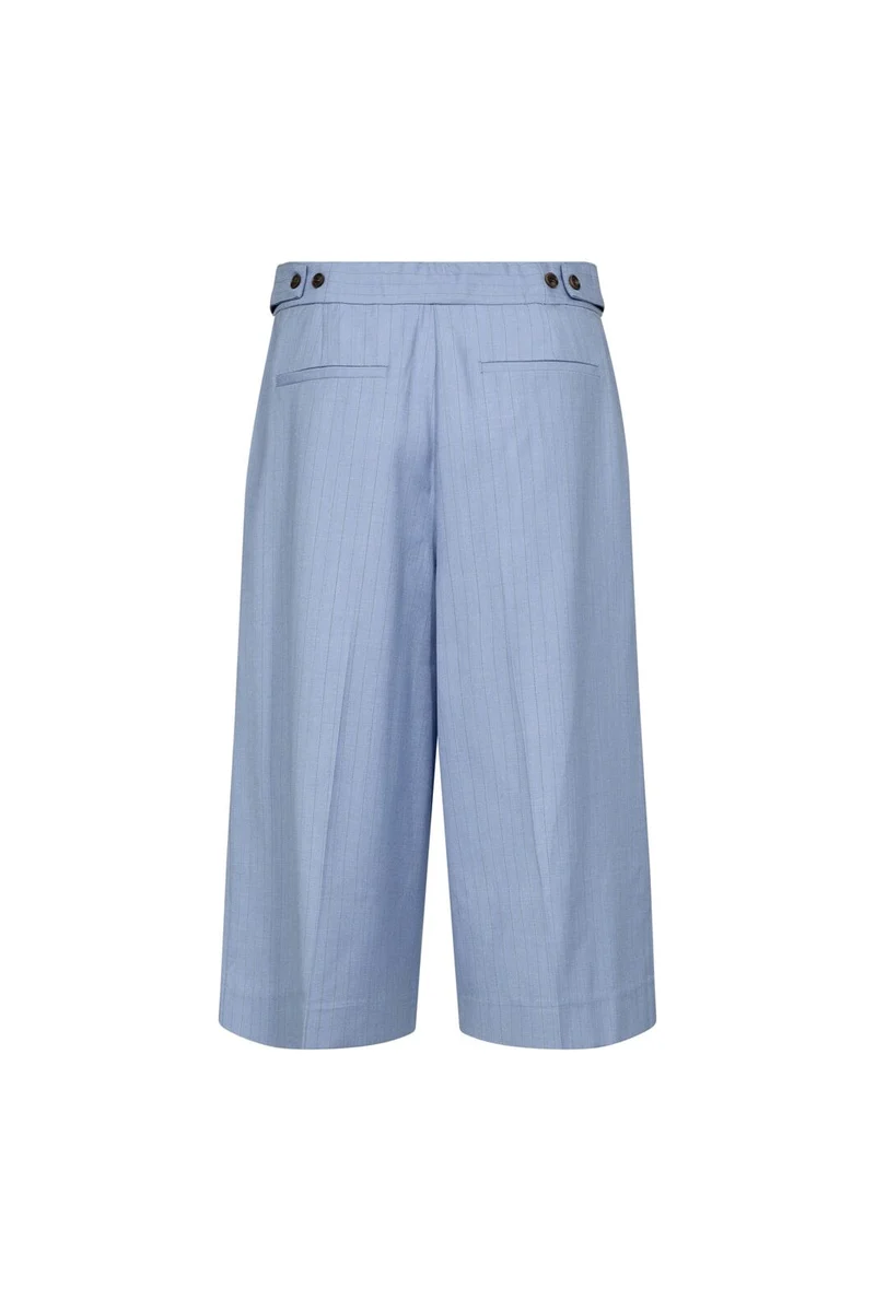 Co´Couture - Kianacc Pin Pleat Bermuda 41079 - 23 - Pale Blue