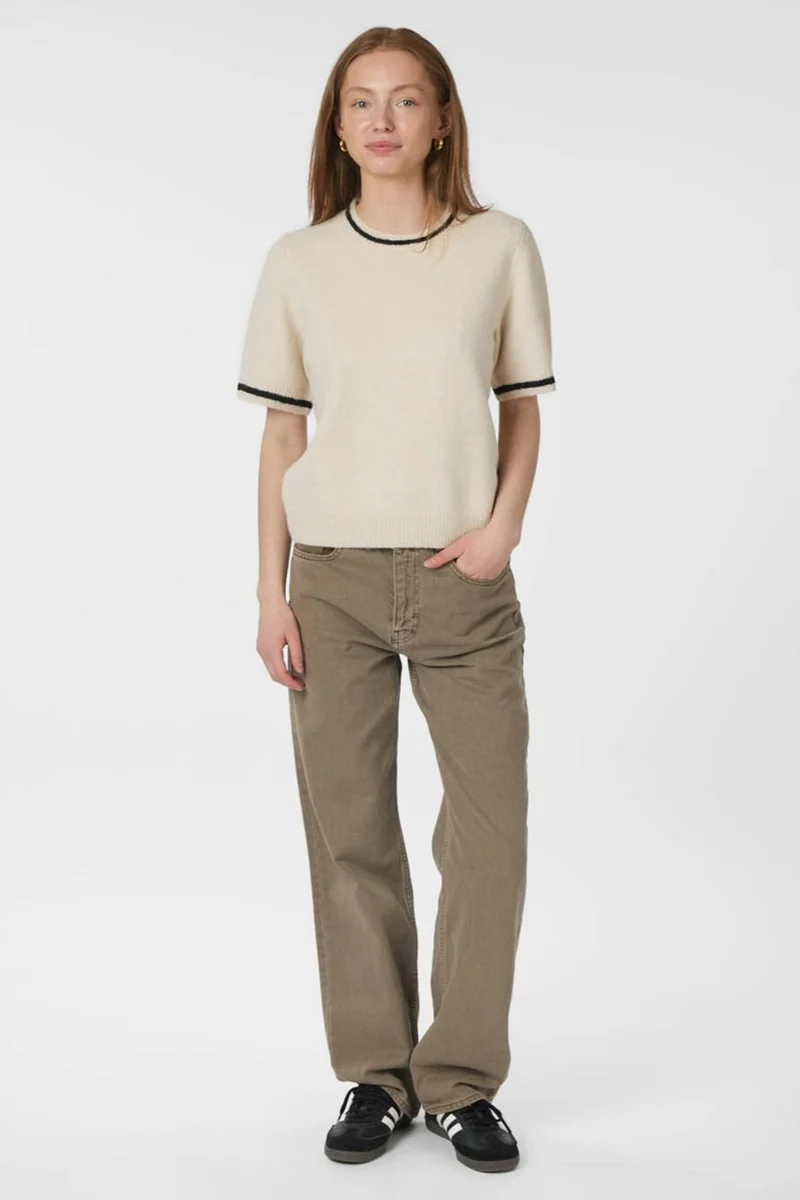 Neo Noir - Mawina Knit Tee 166424 - 124 - Ivory