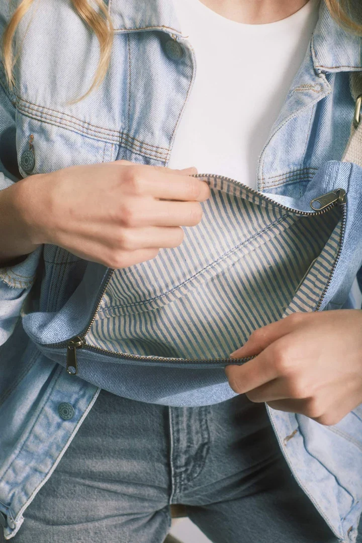 HINDBAG Olivia Denim Bleu