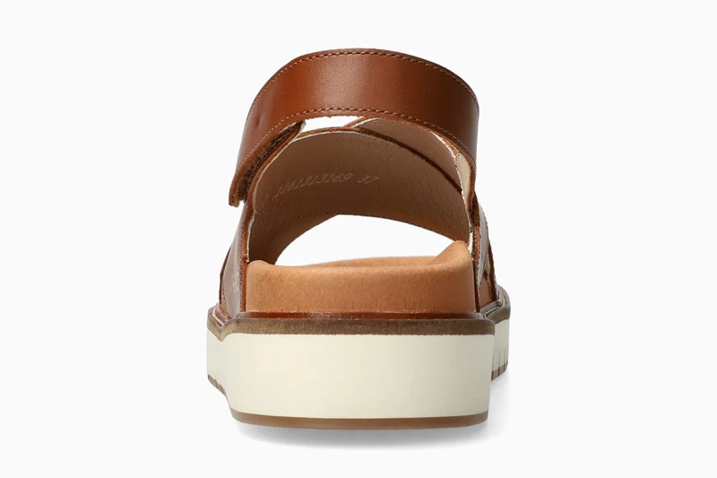 Sandales BLANCHE marron