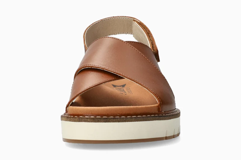 Sandales BLANCHE marron