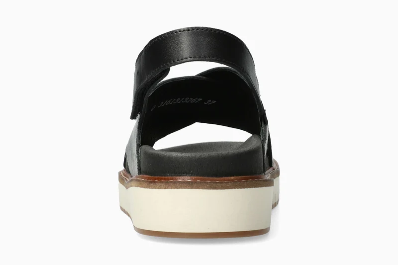 Sandales BLANCHE noires