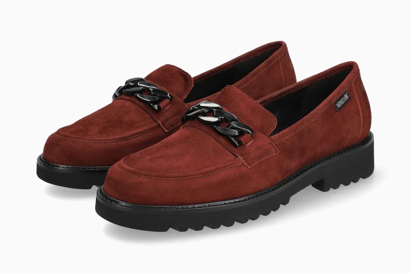Mocassins SALKA bordeaux profond