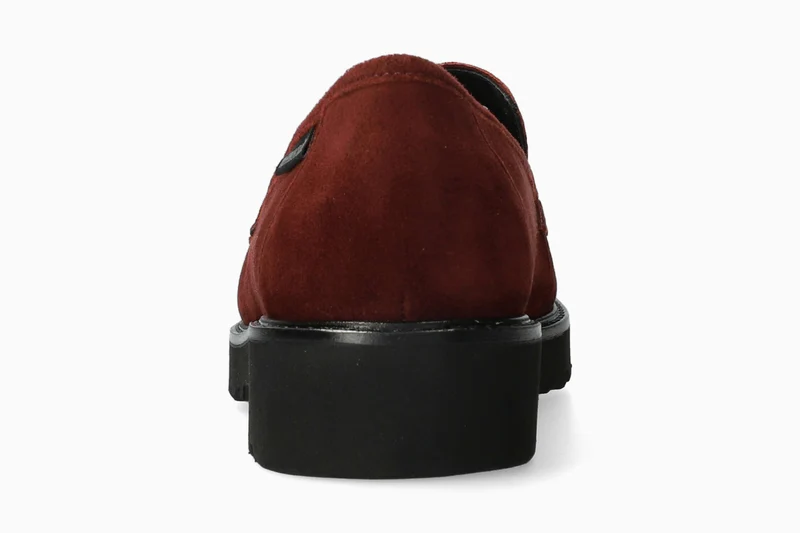 Mocassins SALKA bordeaux profond