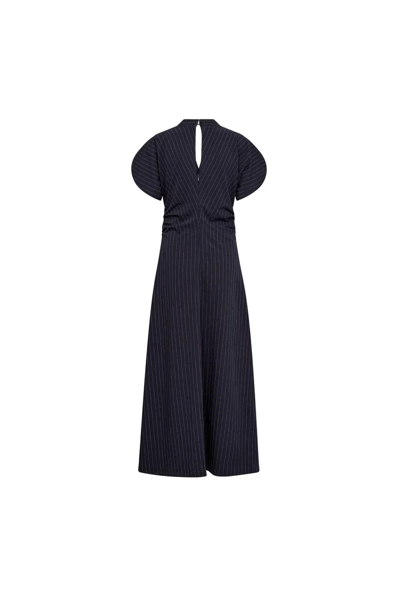 Co´Couture - Licacc Pin Gathering Dress 500501 - 40007 - Navy