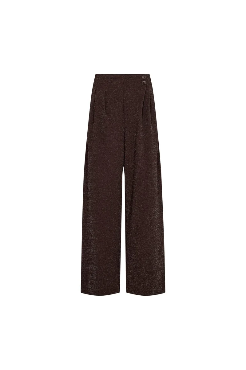 Co´Couture - Esticc Pleat Pant 500550 - 20016 - Bison