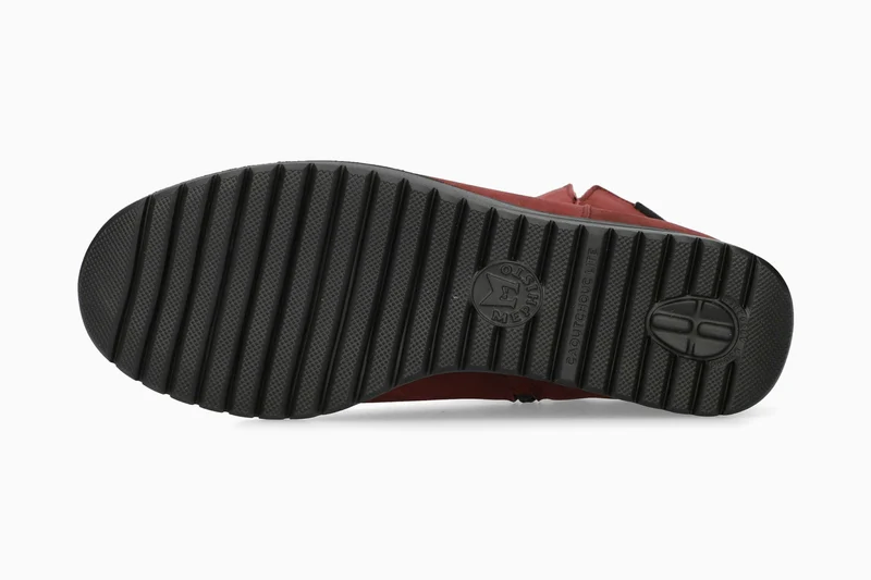 Bottines IDORA rouge foncé