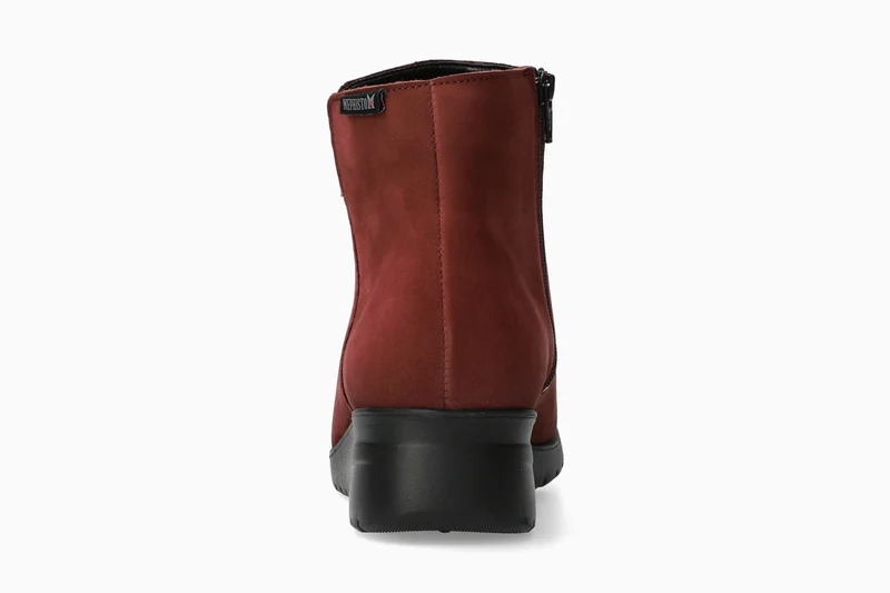 Bottines IDORA rouge foncé