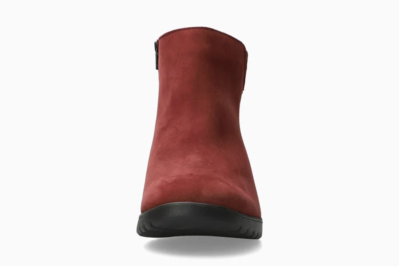 Bottines IDORA rouge foncé