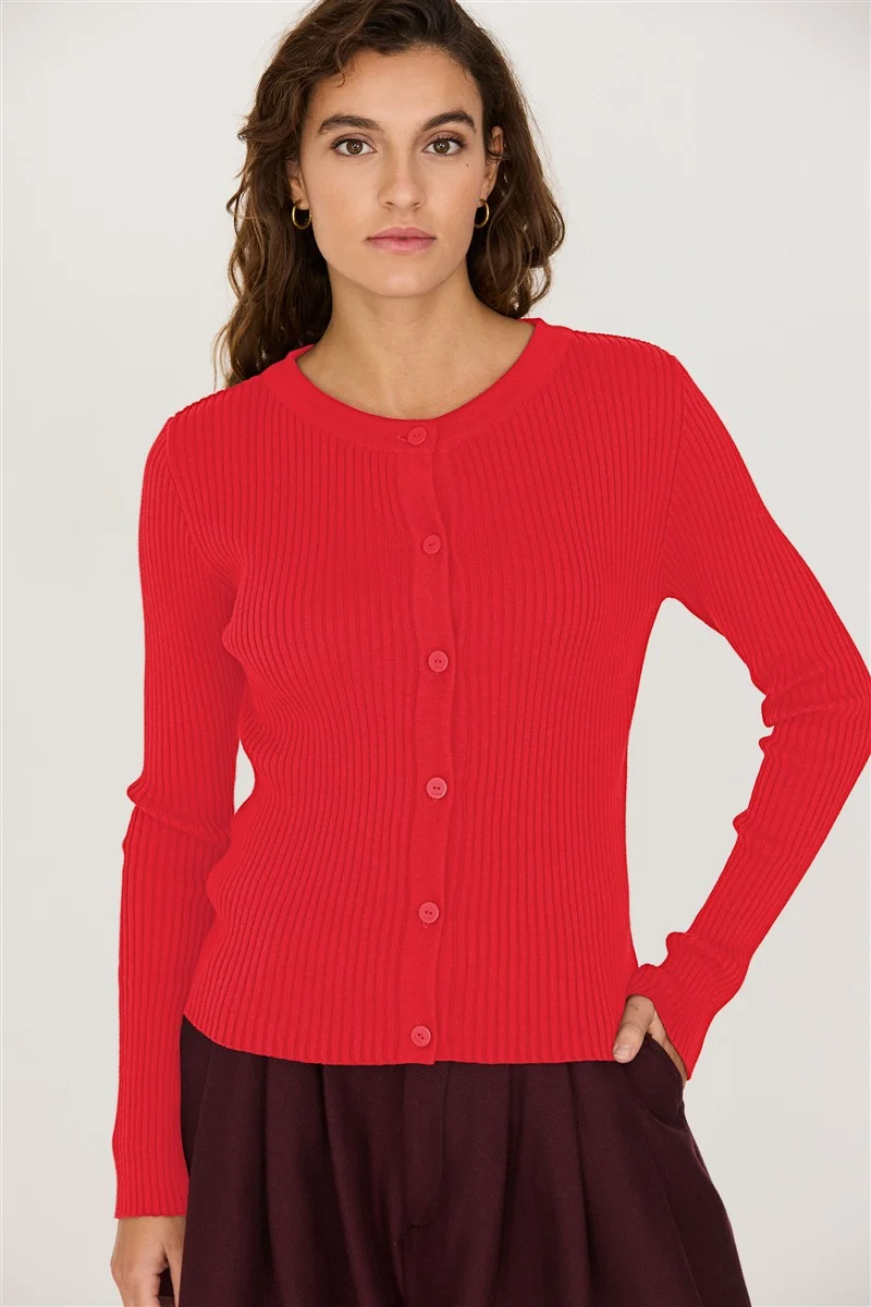 SKFK Cardigan Ekilore red