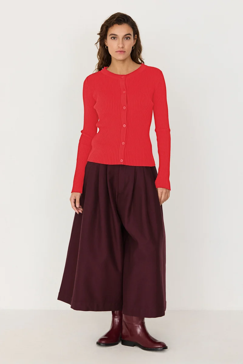 SKFK Cardigan Ekilore red