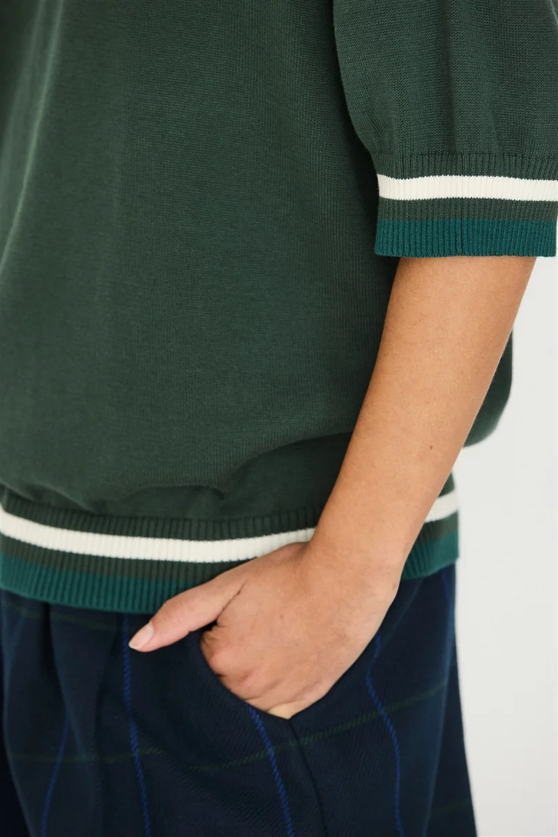SKFK Feinstrick Pullover Dorleta dark green