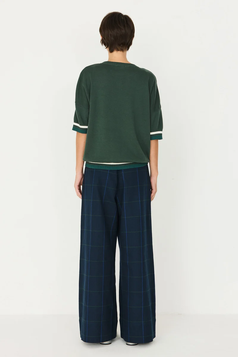 SKFK Feinstrick Pullover Dorleta dark green
