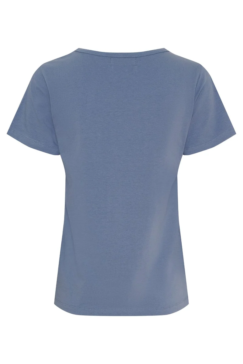 Marta Du Chateau - Cjeanette Tee MT-002-S - Denim Blue
