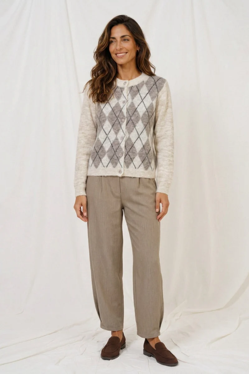 Marta Du Chateau - Mdcnovara Knit 9727 - Beige/Fango