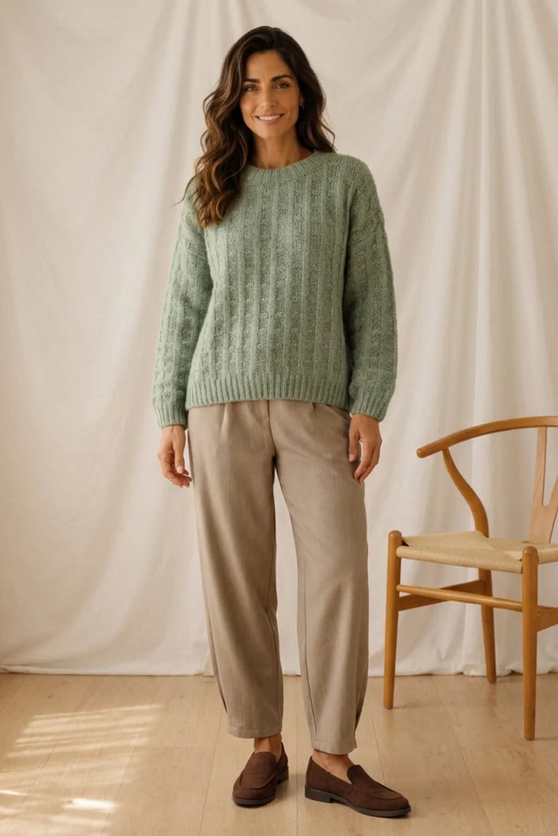 Marta Du Chateau - Mdcbrezza Knit 65968 - Salvia