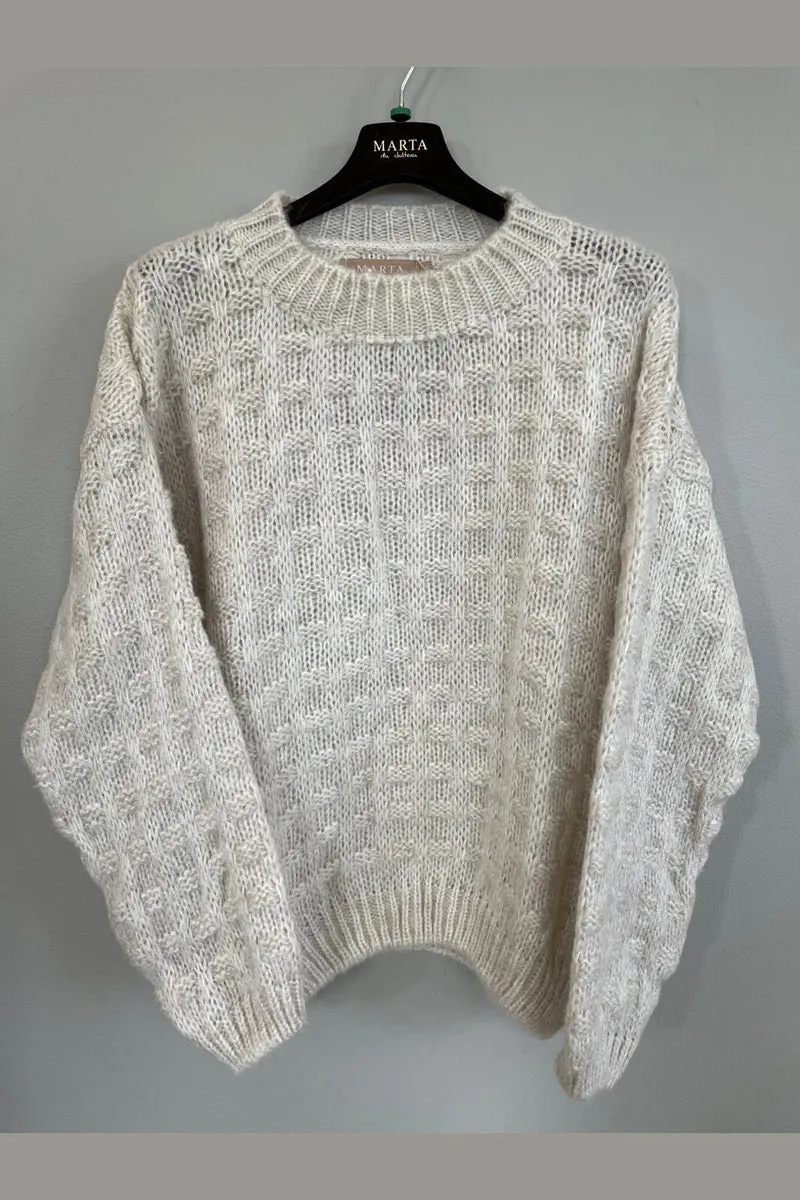 Marta Du Chateau - Mdcbrezza Knit 65968 - Beige