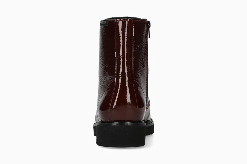 Bottines SELIZA rouge foncé