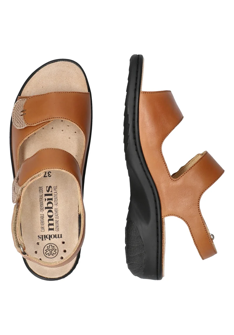 Sandales GETHA cognac