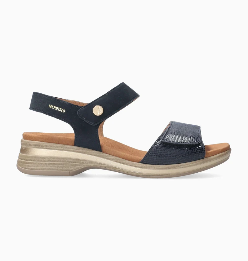 Sandales FLORENTINA bleu marine