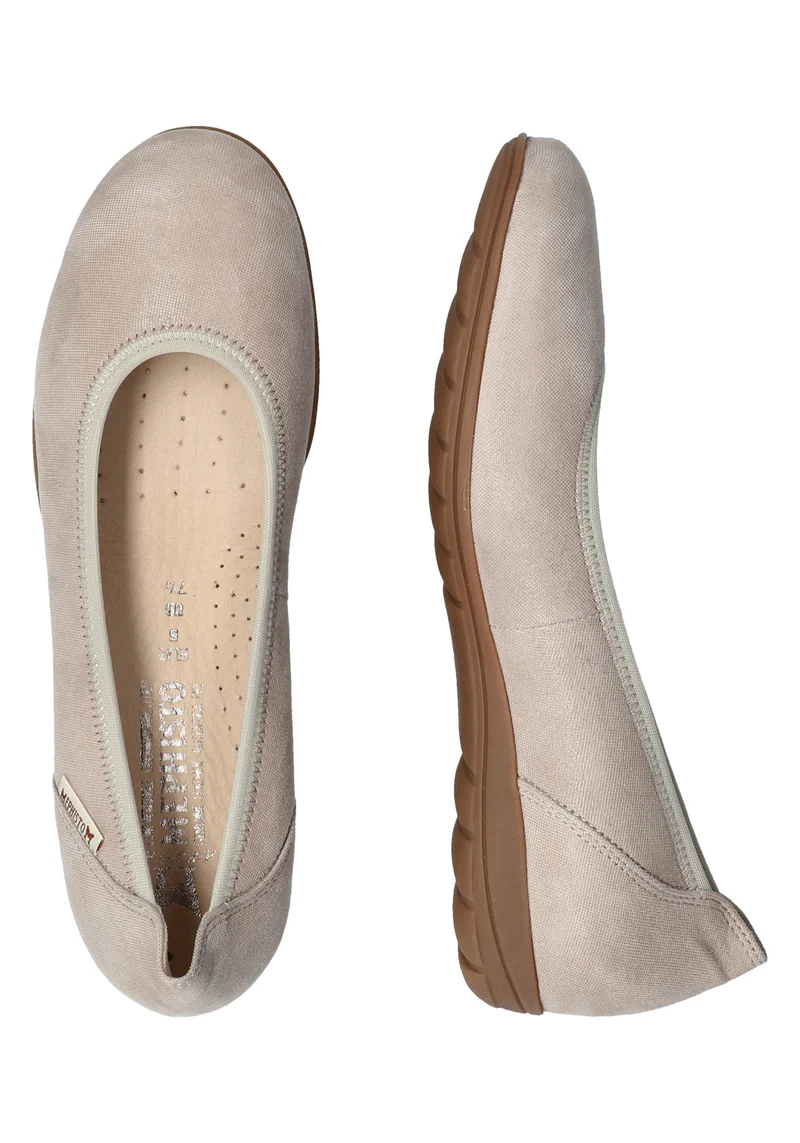 Ballerines EMILIE taupe clair