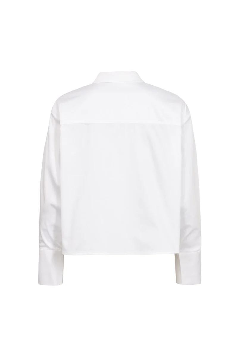 Co´Couture - Daliacc Sleeve Pleat Shirt 500539 - 10001 - White