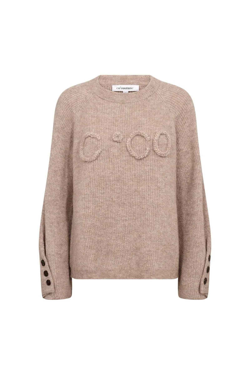 Co´Couture - Aellecc Ls Knit 500584 - 20009 - Walnut