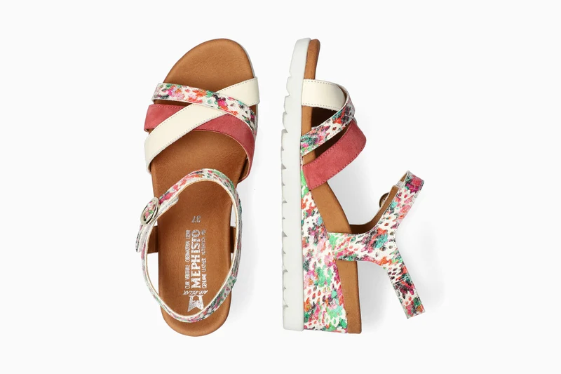 Sandales YRENA multicolores