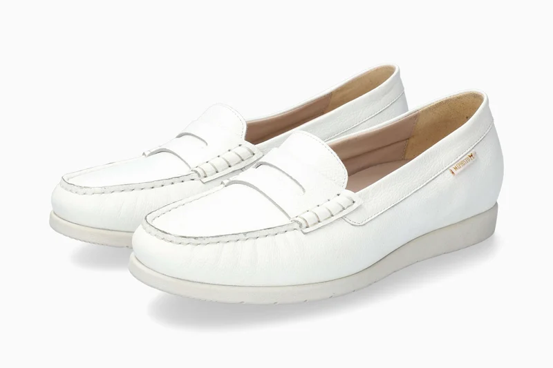 Mocassins VOLGA blancs