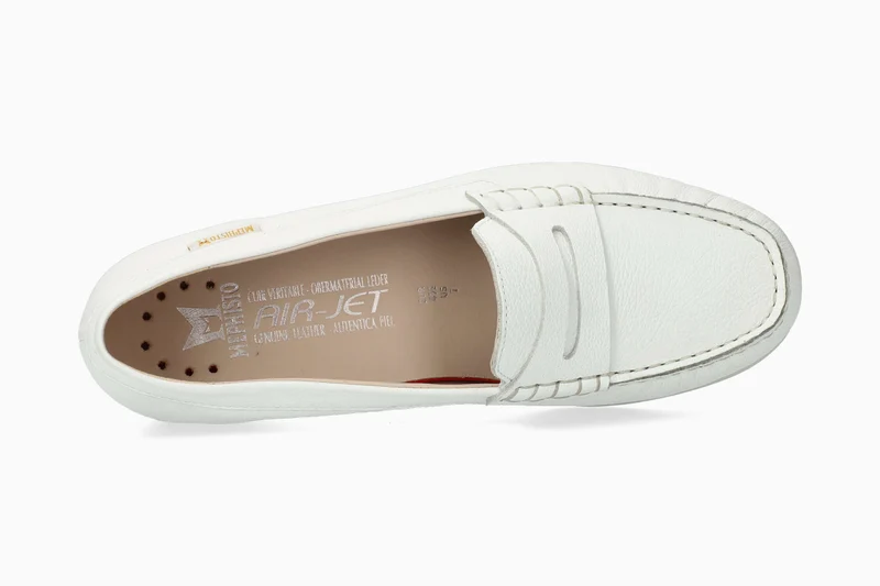 Mocassins VOLGA blancs