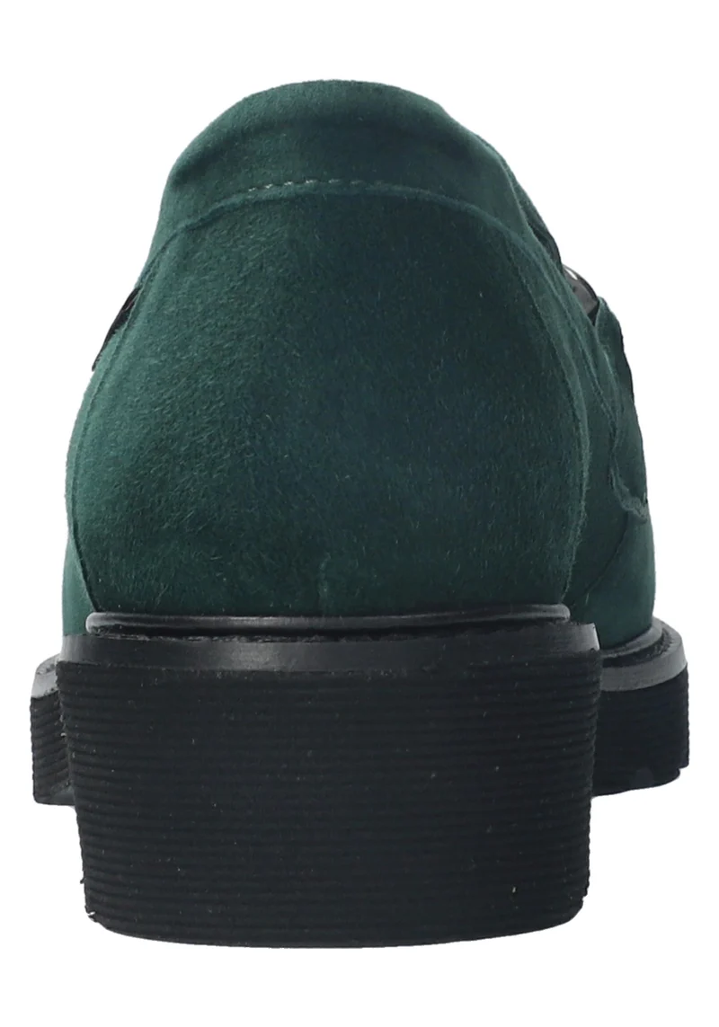 Mocassins ORLA vert foncé